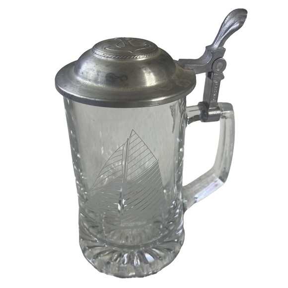 old spice Other - Vintage 1980's W Germany Old Spice
Columbia 1901 Etched Sailboat Beer Mug/Stein